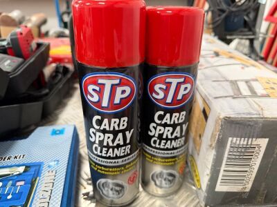 2No. UNUSED TINS OF CARB SPRAY CLEANER