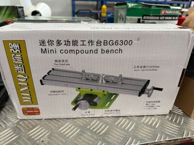UNUSED MINI COMPOUND BENCH