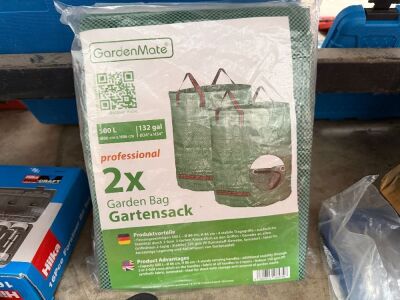 2No. UNUSED GARDEN SACKS