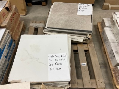 Pallet of Assorted Tiles