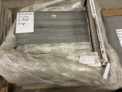 Approx. 27m&sup2; Pav Wood Gris Tiles 22.5 x 90cm