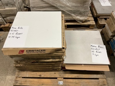 Pallet of Assorted 60x60cm Tiles