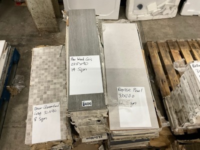 Pallet of Assorted Tiles