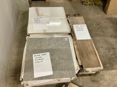 Pallet of Assorted Tiles