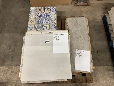 Pallet of Assorted Tiles