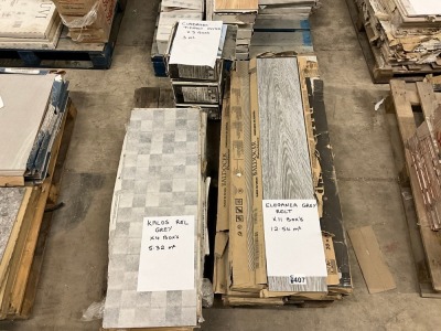 Pallet of Assorted Tiles