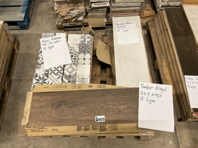 Pallet of Assorted Tiles