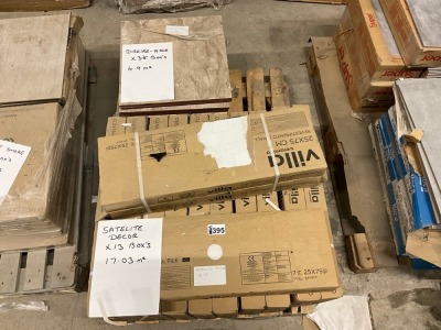 Pallet of Assorted Tiles