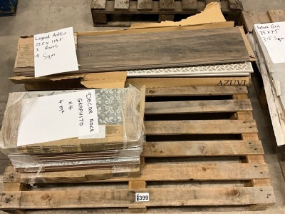 Pallet of Assorted Tiles