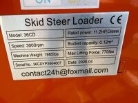 CAPTOK CK36CD DIESEL TRACKED SKID STEER LOADER - 14