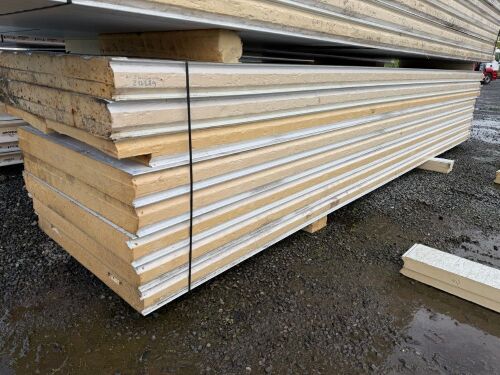 APPROX. 8No 6m PIR INSULATED FRIDGE PANELS