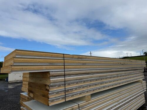 APPROX. 8No 6m PIR INSULATED FRIDGE PANELS