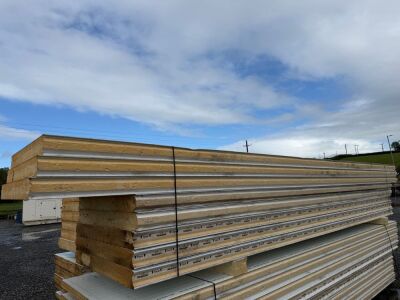 APPROX. 8No 6m PIR INSULATED FRIDGE PANELS