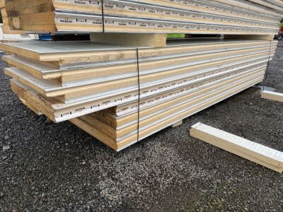 APPROX. 8No ASSORTED PIR INSULATED FRIDGE PANELS
