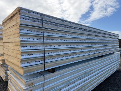 APPROX. 8No 5.9m PIR INSULATED FRIDGE PANELS