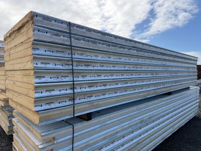 APPROX. 8No 5.9m PIR INSULATED FRIDGE PANELS