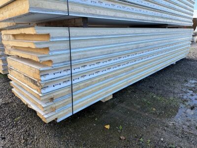 APPROX. 8No 5.9m PIR INSULATED FRIDGE PANELS