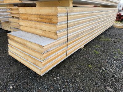 APPROX. 8No ASSORTED PIR INSULATED FRIDGE PANELS