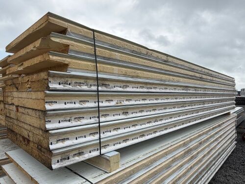 APPROX. 8No 5.9m PIR INSULATED FRIDGE PANELS