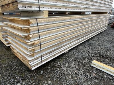 APPROX. 8No 5.9m PIR INSULATED FRIDGE PANELS