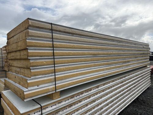 APPROX. 8No 5.8m PIR INSULATED FRIDGE PANELS