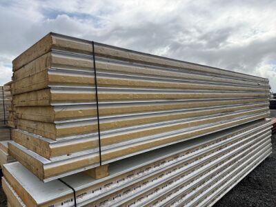 APPROX. 8No 5.8m PIR INSULATED FRIDGE PANELS
