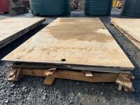 4No. SHEETS OF 15mm STEEL ROAD PLATES - 2
