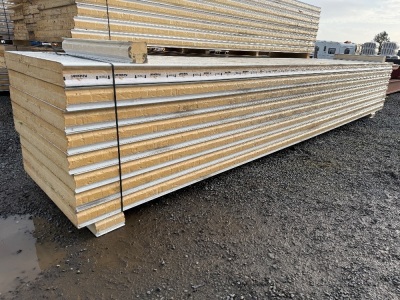 APPROX. 8No 6.9m PIR INSULATED FRIDGE PANELS