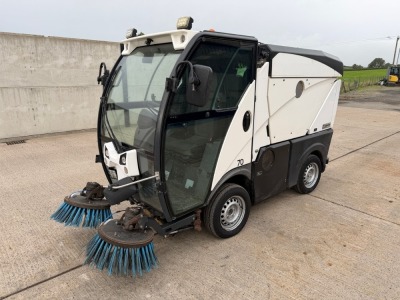 JOHNSTON CN101 DIESEL 4 WHEEL STEER MINI ROAD SWEEPER