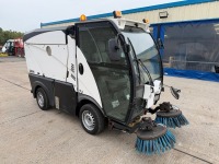 JOHNSTON CN101 DIESEL 4 WHEEL STEER MINI ROAD SWEEPER - 7