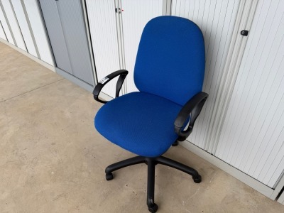 OPERATORS CHAIR (BLUE)