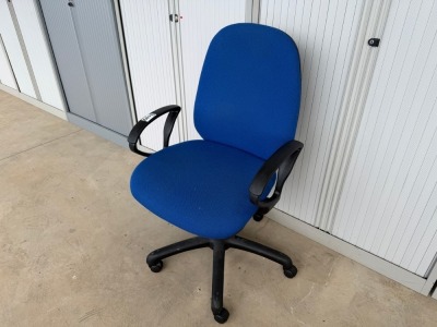 OPERATORS CHAIR (BLUE)