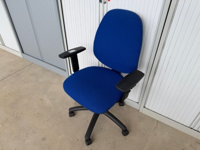 OPERATORS CHAIR (BLUE)