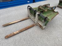 CONQUIP ADJUSTABLE FORKLIFT TOES TO SUIT 13-20 TON EXCAVATOR&nbsp; - 3