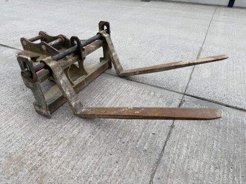 RHINOX FORKLIFT TOES TO SUIT 6-8 TON EXCAVATOR