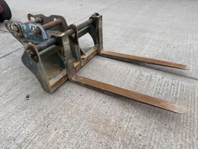 CONQUIP ADJUSTABLE FORKLIFT TOES TO SUIT 13-20 TON EXCAVATOR&nbsp;