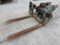 CONQUIP ADJUSTABLE FORKLIFT TOES TO SUIT 13-20 TON EXCAVATOR&nbsp; - 4