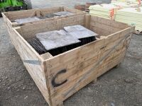 2No. WOODEN CRATES TO INC. APPROX 370No. 27" ASSORTMENT OF SLATES&nbsp; - 2
