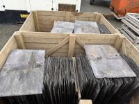 2No. WOODEN CRATES TO INC. APPROX 370No. 27" ASSORTMENT OF SLATES&nbsp; - 9