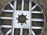 2No. 8 STUD STEEL WHEELS - 2