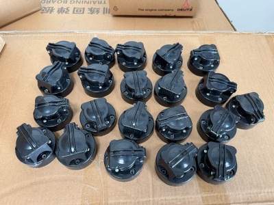 APPROX 21No. UNUSED 7 PIN PLUGS