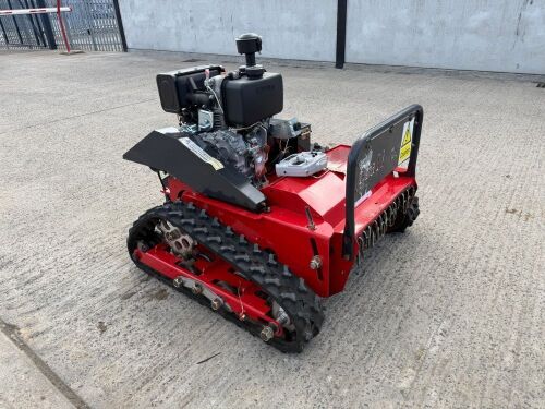 UNUSED CAPTOK CK800 PETROL TRACKED REMOTE CONTROL FLAIL MOWER