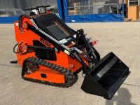 UNUSED MS36C MINI TRACKED PETROL SKID STEER LOADER - 7