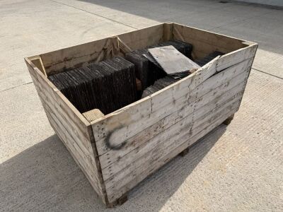 WOODEN CRATES TO INC. APPROX 380No. 24 x 12 SLATES&nbsp;