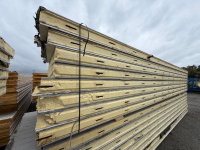 APPROX. 8No ASSORTED PIR INSULATED FRIDGE PANELS