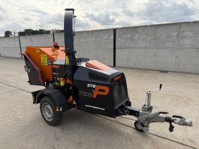 FORST ST6P SINGLE AXLE FAST TOW WOOD DIESEL CHIPPER / SHREDDER