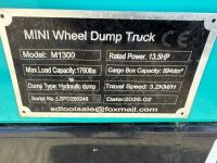 CAPTOK SL-M1300 MUDBUDDY DIESEL STAND ON MINI WHEELED DUMPER - 12