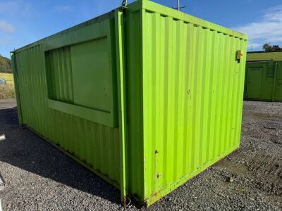 APPROX. 20ft x 10ft ANTI VANDAL OPEN PLAN SITE OFFICE