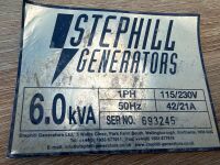 STEPHILL SSD6000 6KVA MOBILE SILENT DIESEL GENERATOR - 11