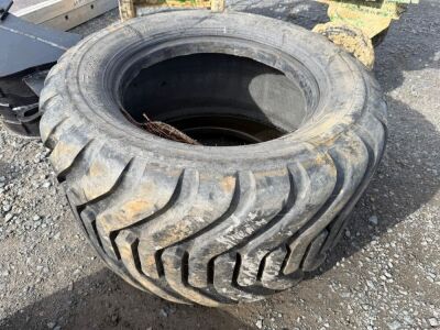 PART WORN 550/45-22.5 FLOATION TYRE TO SUIT DUMPER